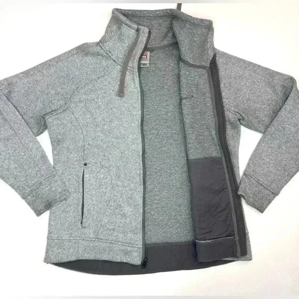 Avalanche Women’s Full Zip Mock Neck Sweater, Thermal Layering Jacket Size- XL - Picture 10 of 14